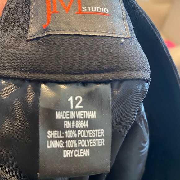 JMStudio Black tuxedo pants. - Picture 7 of 8